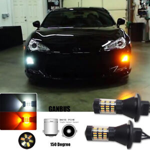 No OBC error  Bau15s 7507 Switchback LED Front Turn Signal Lights or DRL Bulbs