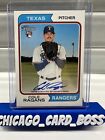 2023 Topps Heritage High Cole Ragans Real One Blue Ink Rookie On Card Auto RC SP