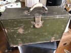 New ListingVintage Machinist Tool Box Chest Metal with 5 Wood Drawers