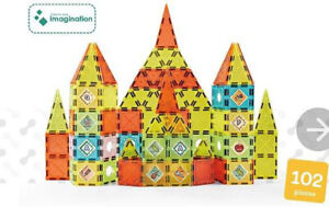 102 Pcs Magnetic Toys Magnet Building Tiles 3D Magnetic Building Blocks Set