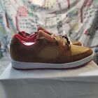 ES Accel Slim 5101000144221 Mens Gold Suede Lace Up Skate Sneakers Shoes