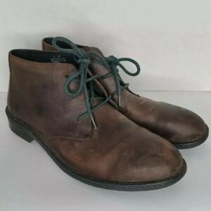 Born Twain Ironstone Men's Size 12 Brown Leather Chukka Ankle Boots