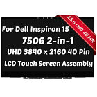 4K UHD 3840x2160 LCD Touch Screen Assembly for Dell Inspiron 15 7506 2-in-1 P97F