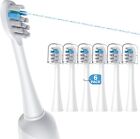 6 Pack Toothbrush Replacement Heads Compatible with WaterPik Sonic Fusion 2.0...
