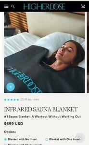 Higher Dose Sauna Blanket And Infrared Sauna Blanket Insert