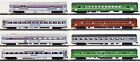 KATO 1061971 N Scale 8-Car Set Amtrak Rainbow Era Mixed Schemes Coaches 106-1971