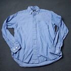 Tommy Hilfiger Button Shirt Mens S Small  Blue Long Sleeve