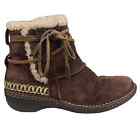 UGG Women's Cove Brown Suede Winter Snow Boots Size US 8