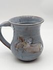 Groundhog Blues Handmade Pottery Angel Mug