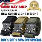 Men's Casual Military Tactical Army Adjustable Quick Release Belt Pant Waistband
