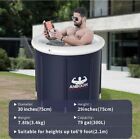 Ice Bath Tub for Adults & Athletes, Portable Cold Water Bath with Lid for Recove
