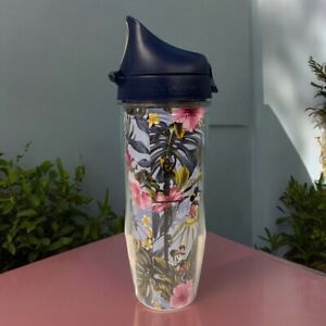 Tervis 24 Oz Tumbler Disney Mickey Minnie Tropical Travel Lid Double Walled