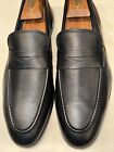 TO BOOT NEW YORK ‘DEVILLE’ MENS PEBBLED LEATHER PENNY LOAFER SIZE 9.5M $325
