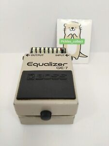 BOSS GE-7 Oct. 1993 BF52308 Equalizer Guitar Effect Pedal Tested 0814B