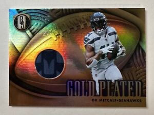 2022 Gold Standard DK Metcalf Gold Plated Prime Patch /25 SEA Seahawks #GP-DKM