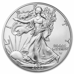 2022 1 oz Silver American Eagle Coin Liberty $1 USA 999