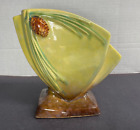 Mid Century Roseville Wincraft Tan  Pinecone Vase #272-6. 1948