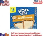 PoP-Tarts Frosted Banana Bread Instant Breakfast Toaster Pastries,27 oz 16 Count