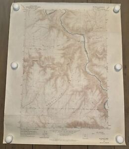 McDonald Oregon 1964 Original USGS Topographical Topo Map John Day River