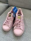 Pink Adidas Superstar Shell Toe Sneakers Kids Size 3 (789002) New Without Box