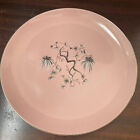 Vtg MCM 1950s Taylor Smith & Taylor Dwarf Pine Pink Salad/Luncheon Plate 8-1/4