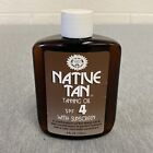Vtg Native Tan Tanning Oil 6 Oz SPF 4 With Sunscreen