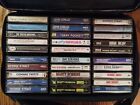 LOT OF 38 VINTAGE COUNTRY CASSETTES WITH SOFT SIDE CARRIER FOR 30 CHEAP NICE