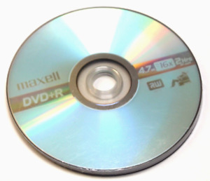 5-Pack Maxell DVD+R 4.7GB 16x 2 Hrs Discs