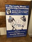 New ListingBaltimore Colts Lenny Moore Autographed Signed Football Poster Framed