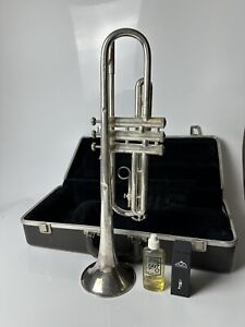 New ListingBundy Selmer Bach Silver Plated Trumpet w/ Case Brand New Mouthpiece ML 446361