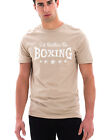 Men's I'd Rather Be Boxing Cream T Shirt C12 MMA Kickboxing Gloves Fight SALE!