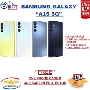 Samsung Galaxy A15 5G - 128GB (GSM UNLOCKED) 6GB RAM Dual Sim 6.5