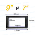 9 to 7 inch Car Frame Fascia Adapter for Universal 2 Dobule Din Car Radio DVD CD (For: More than one vehicle)
