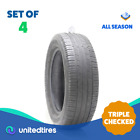 Set of (4) Used 225/60R18 Michelin Premier LTX 100H - 4.5/32 (Fits: 225/60R18)