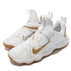 Nike React Hyperset SE White Metallic Gold Men Strap Volleyball Shoes DJ4473-170
