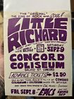 1967 Little Richard  Concord Coliseum Handbill  NM CONCORD EAST BAY Rare