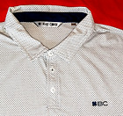BLACK CLOVER LIVE LUCKY Men's 2XL Gray Stretchable Short Sleeve Polo Shirt