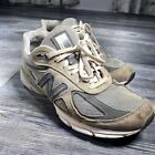 New Balance 990 V4 Gray Suede Mens Size 8.5 Running Shoes