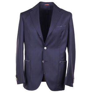 Sartorio Napoli by Kiton Summer 2024 Lightweight Wool Suit Slim 42R (Eu 52) NWT