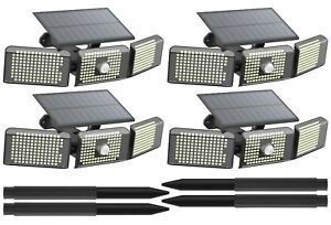 388 LED Solar Lights Outdoor garden Waterproof Motion Sensor Security Wall Lamp
