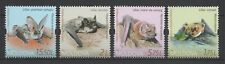 Moldova 2017 Fauna Animals Bats - 4 MNH stamps