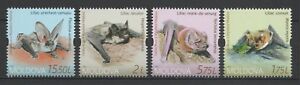 Moldova 2017 Fauna, Animals, Bats 4 MNH stamps