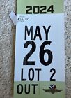 INDY RACE DAY LOT 2 Parking Pass 2024 Indianapolis 500  May 26 CLOSEST