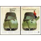 1968 Pontiac Firebird 400 Muscle Car 2 Page Vintage Print Ad Man Cave Wall Art