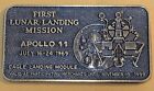 NASA Medal Apollo 11 1969 Armstrong Alberta Canada LEM Lander Grumman $5 Vulcan