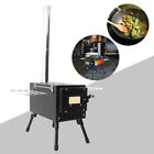 Outdoor Tent Heating Stove Portable Tent Wood Camping Stove with Pipes and Grill