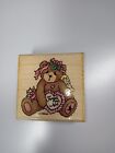 New ListingCherished Teddies Forget Me Not Rubber Stamp-Stampendous-#TF-008