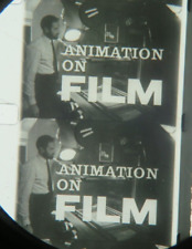 16mm ANIMATION OF FILM-- B/W Documentary Short Film.