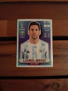 2022 Panini FIFA World Cup Qatar Stickers Lionel Messi Argentina #ARG-20