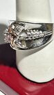 Vintage Silver Wolf's Head Ring Size 9-1/2